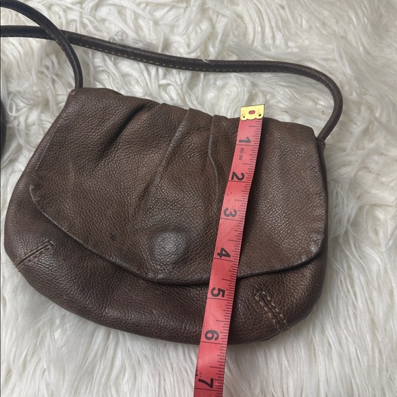 Vintage Fossil Brown Leather Crossbody Bag - Picture 5 of 6